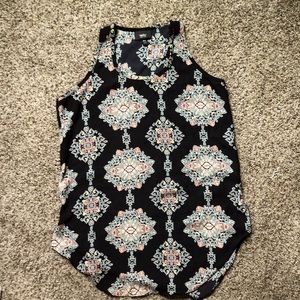 Mossimo Black Mandala. Racerback Tank‎ Blouse